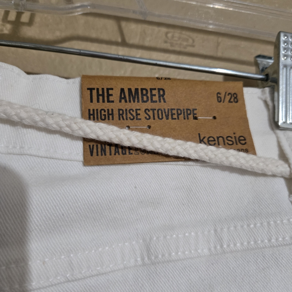 Kensie Crisp White Women's Jeans - Picture 9 of 9